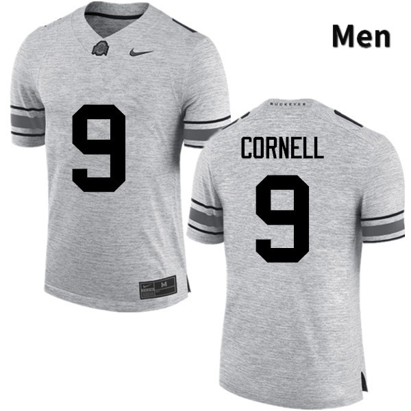 Ohio State Buckeyes Jashon Cornell Men's #9 Gray Game Stitched College Football Jersey